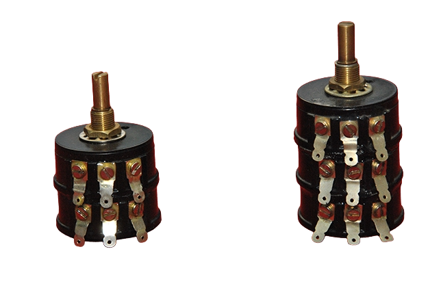 ETCC ganged dual-section potentiometer assembly
